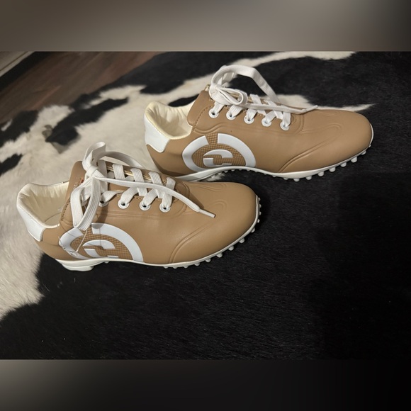 DUCA DEL COSMA Queenscup Women's Spikeless Golf Shoes, Sz 7 NEW, Light Brown - Picture 5 of 11